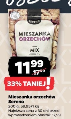 Mieszanka orzechów łuskanych Genuss plus promocja w Netto