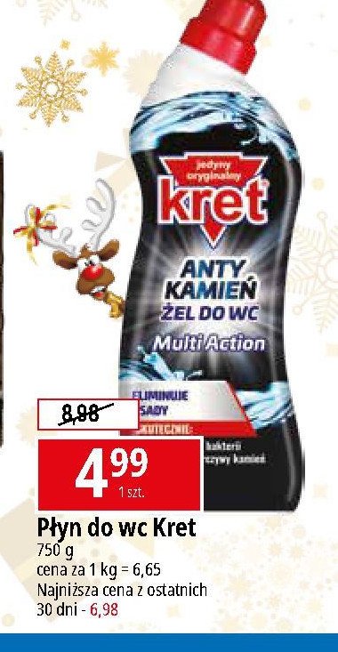 Żel do wc multi action Kret promocja