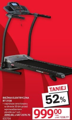 Bieżnia elektryczna BT 3138 Selgros promocja w Selgros