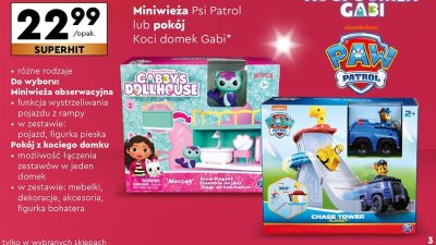 Miniwieża Psi Patrol promocja w Biedronka