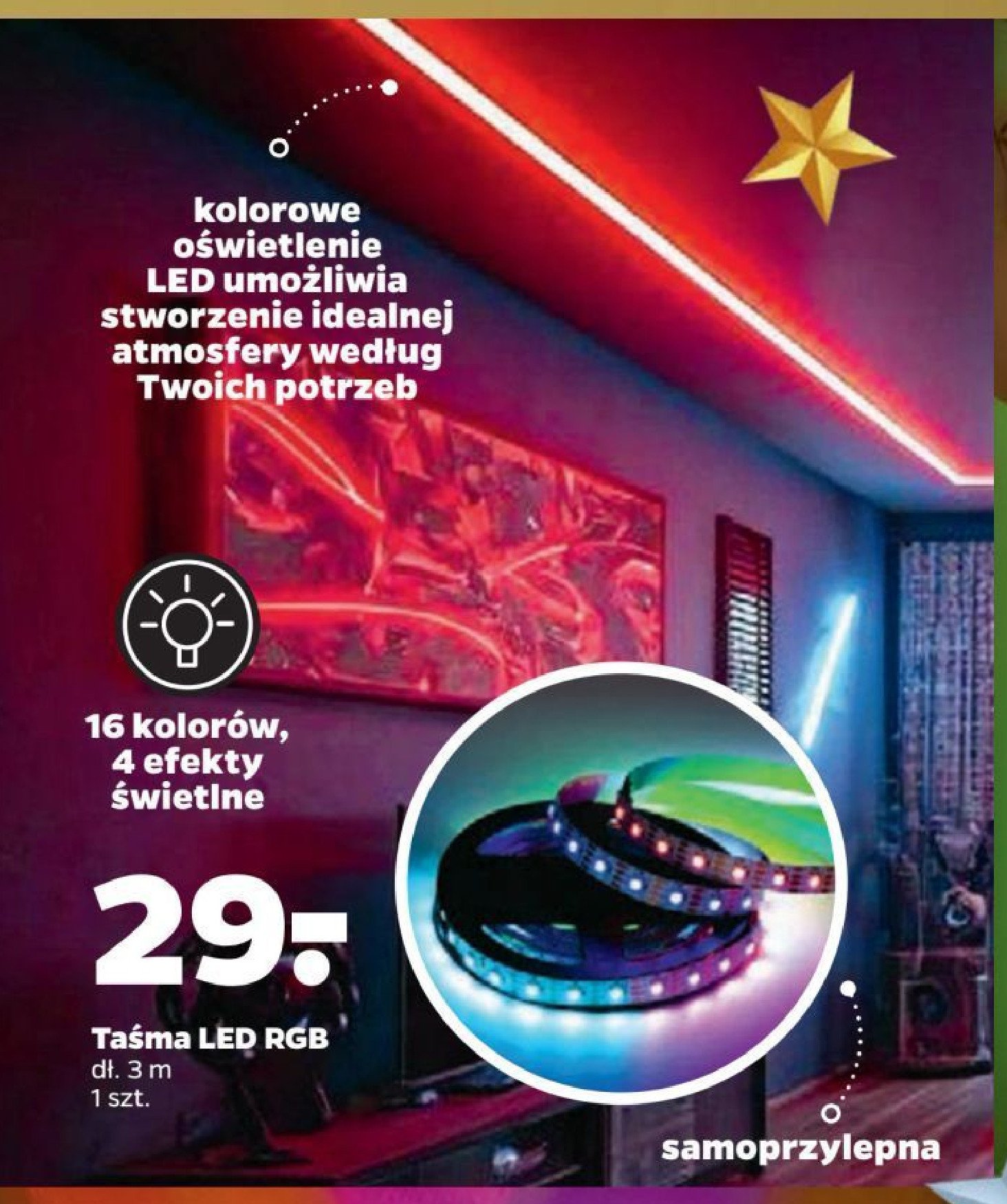 Taśma led rgb promocja