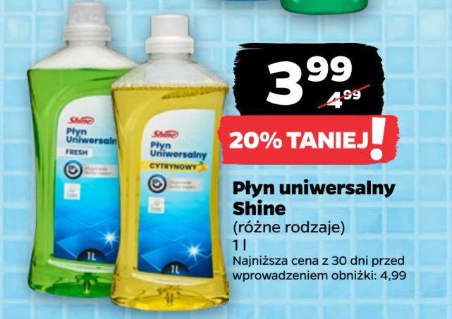 Płyn uniwersalny fresh Shine classic promocja