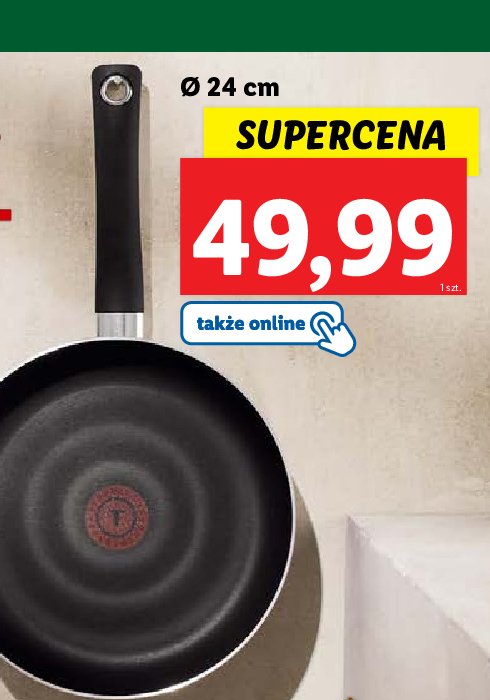 Patelnia 24 cm TEFAL BASIC promocja