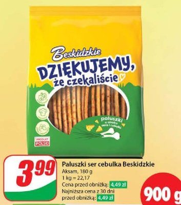 Paluszki z serem i cebul膮 Aksam beskidzkie promocja
