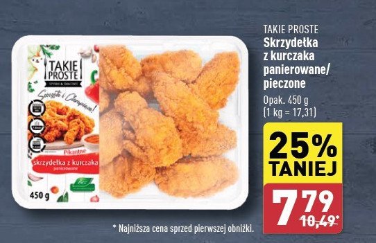 Skrzydełka z kurczaka panierowane Takie proste promocja