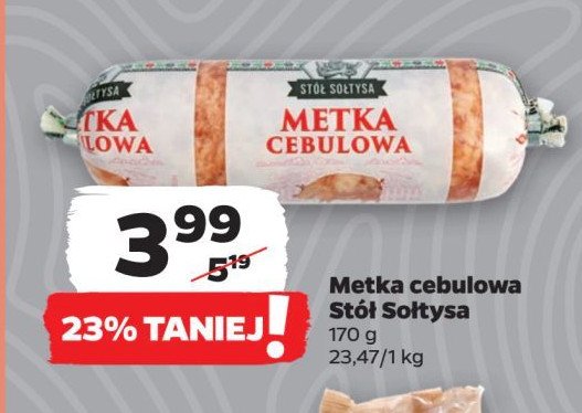 Metka cebulowa Stół sołtysa promocja