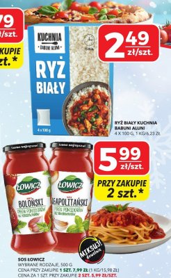 Ryż biały Kuchnia Babuni Aluni promocja w Top Market