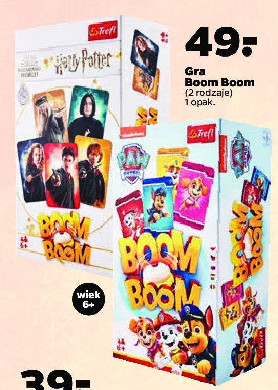 Boom boom harry potter Trefl promocja
