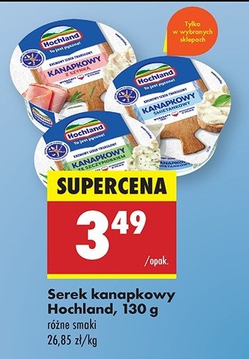 Serek z szynk膮 Hochland kanapkowy promocja