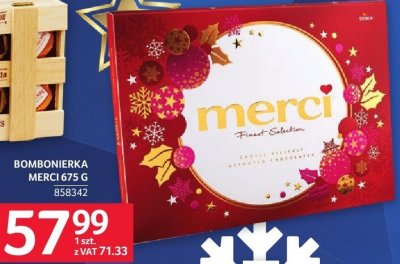 Bombonierka Merci 675 g promocja w Selgros