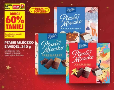Ptasie Mleczko E.Wedel, czekoladowe promocja w Biedronka
