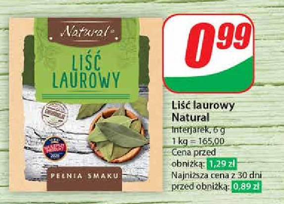 Liść laurowy Natural promocja