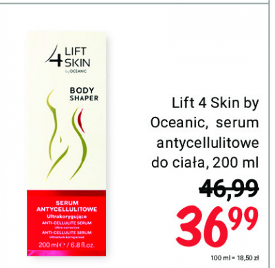 Serum antycellulitowe ultrakorygujące Lift4skin body shaper promocja