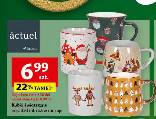 Kubek swiąteczny 350 ml Actuel promocja