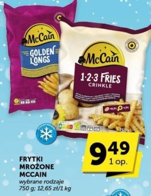 Frytki mrożone McCain Golden Longs promocja w Euro Sklep