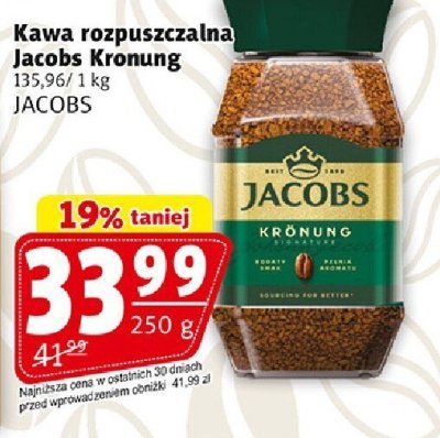 Kawa rozpuszczalna Jacobs Kronung JACOBS promocja w Prim Market