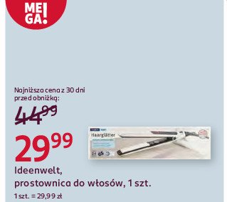 Prostownica do włosów Ideenwelt promocja w Rossmann