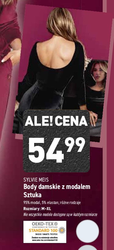 Body damskie z modalem m-xl Sylvie meis promocja