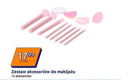 Zestaw akcesoriów do makijażu promocja w Action