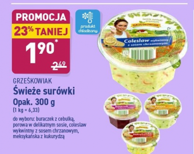 Sur贸wka coles艂aw z sosem chrzanowym Grze艣kowiak promocja