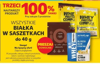 Białka w saszetkach do 40g promocja w Kaufland