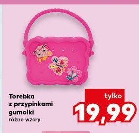 Torebka z przypinkami gumolki promocja w Kaufland