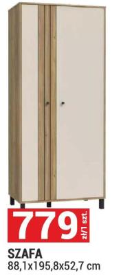 Szafa 88,1x195,8x52,7 cm promocja w Merkury Market