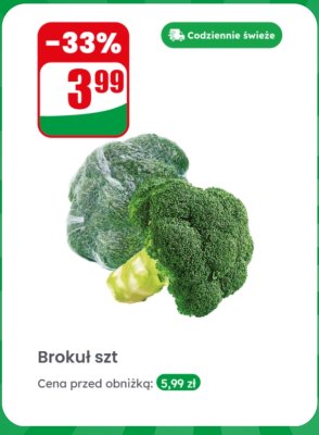 Brokuł 1 szt. promocja w Dino