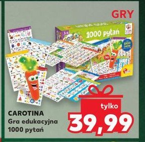 Gra dukacyjna 1000 pytań Carotina promocja w Kaufland