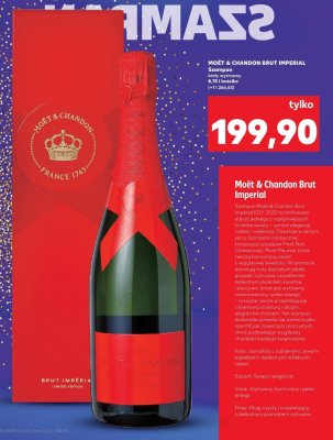 Szampan BRUT IMPERIAL biały wytrawny 0,75 l  promocja w Kaufland