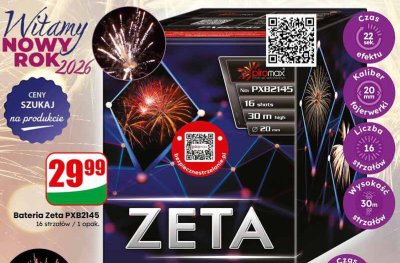 Bateria fajerwerków Zeta PXB2145 promocja w Dino