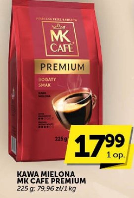 Kawa mielona MK Cafe Premium promocja w Groszek
