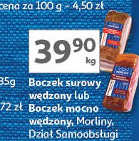 Boczek surowy wędzony Morliny promocja