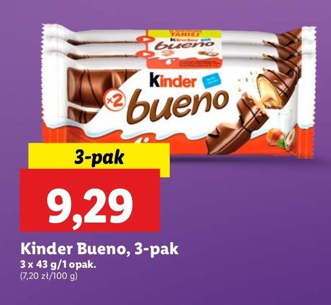 Baton Kinder bueno promocja w Lidl