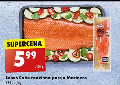 Łosoś coho Marinero promocja