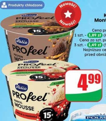 Mus warstwowy proteinowy Profeel różne rodzaje promocja w Dino