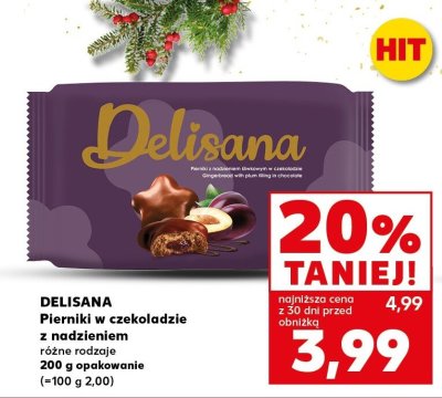 Pierniki w czekoladzie z nadzieniem różne rodzaje promocja w Kaufland