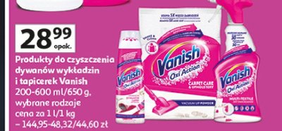 Pianka do czyszczenia dywan贸w i tapicerek Vanish oxi action pet expert promocja