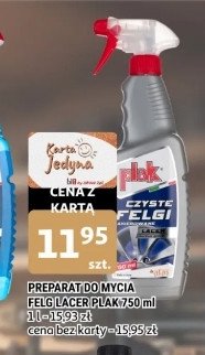 Czyste felgi forlega Plak promocja