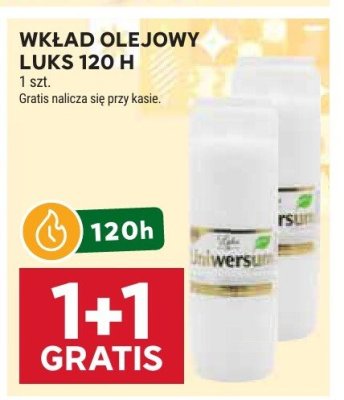 Wkład olejowy Luks 120 h promocja w Stokrotka
