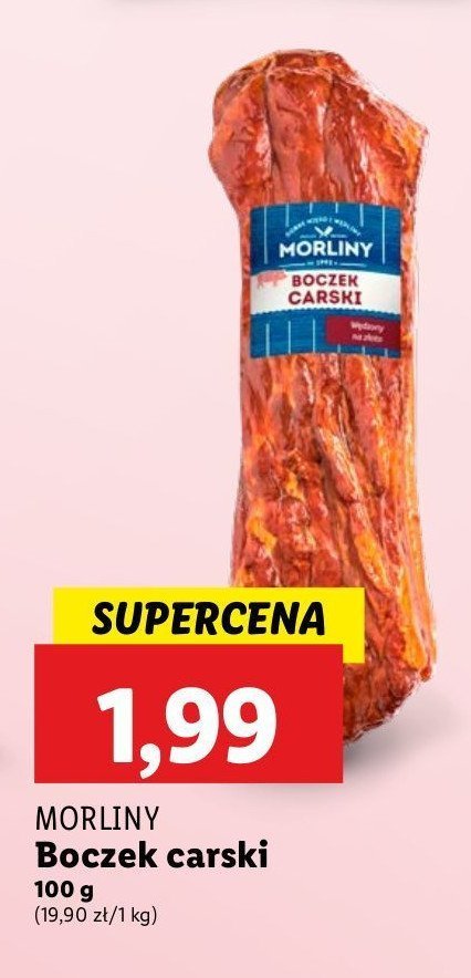 Boczek carski Morliny promocja