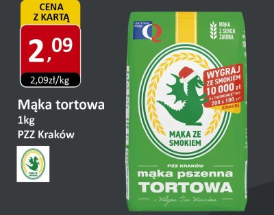 Mąka tortowa pszenna PZZ Kraków promocja w Market Point