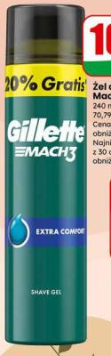 Żel do golenia Mach3  promocja w Dino