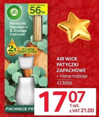 Patyczki zapachowe Air Wick promocja w Selgros