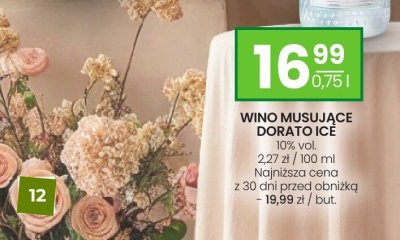 Wino musujące DORATO ICE promocja w Twój Market