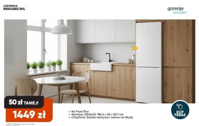 Lodówka NRK418ECW4 promocja w Max Elektro