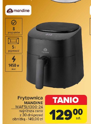 Frytownica maf5l1300-24 Mandine promocja w Carrefour Market