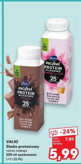 Shake proteinowy czkoladowy bez laktozy Valio promocja