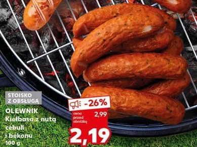 Kie艂basa z nut膮 bekonu i cebuli Olewnik promocja