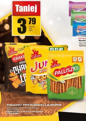 Paluszki/Mini krakersy LAJKONIK promocja w Supeco